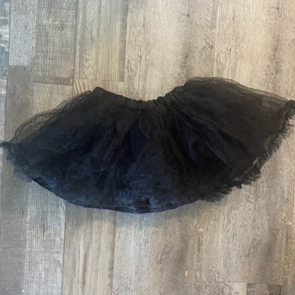 Disney black glitter Tutu- 2T, great condition